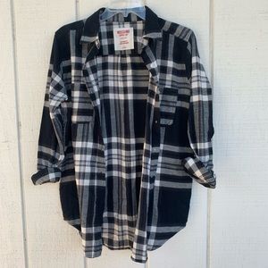 Mossimo Black Oversized Flannel